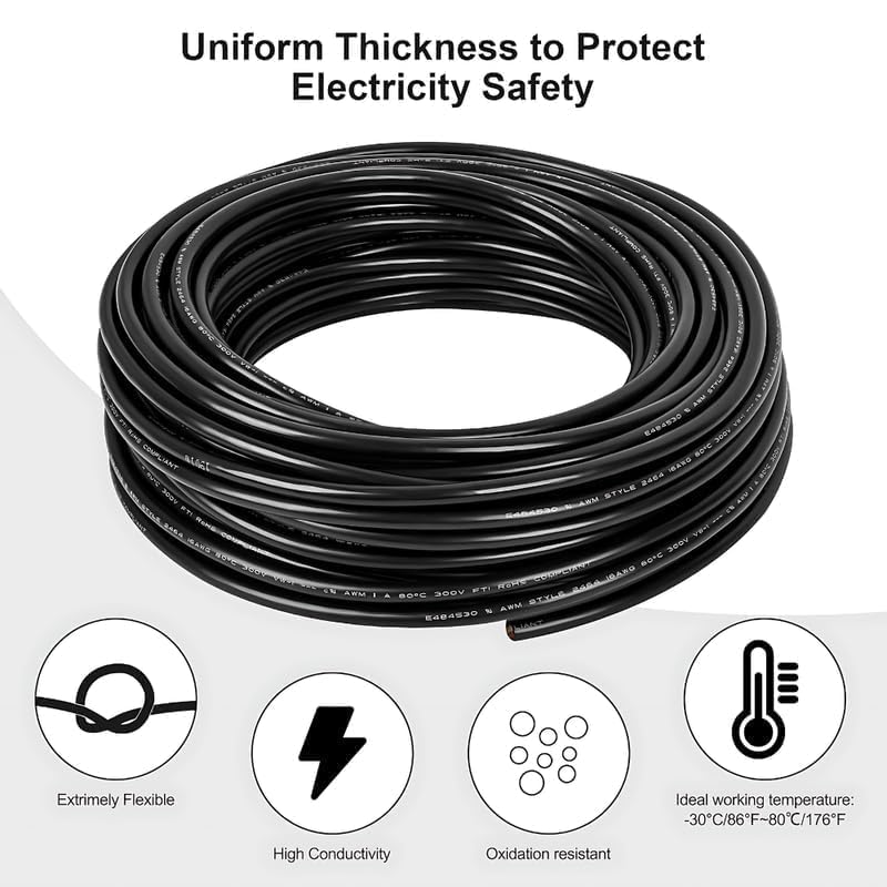 Image of Drumstone (𝐒𝐩𝐞𝐜𝐢𝐚𝐥 𝟏𝟓 𝐘𝐞𝐚𝐫𝐬 𝐖𝐚𝐫𝐫𝐚𝐧𝐭𝐲) Copper 3-Core Electrical Wire 50 Meter (14 /38 & 14 /60), Multi-Strand Flexible Cable, Flame Retardant PVC Insulated, for Home, Industrial,