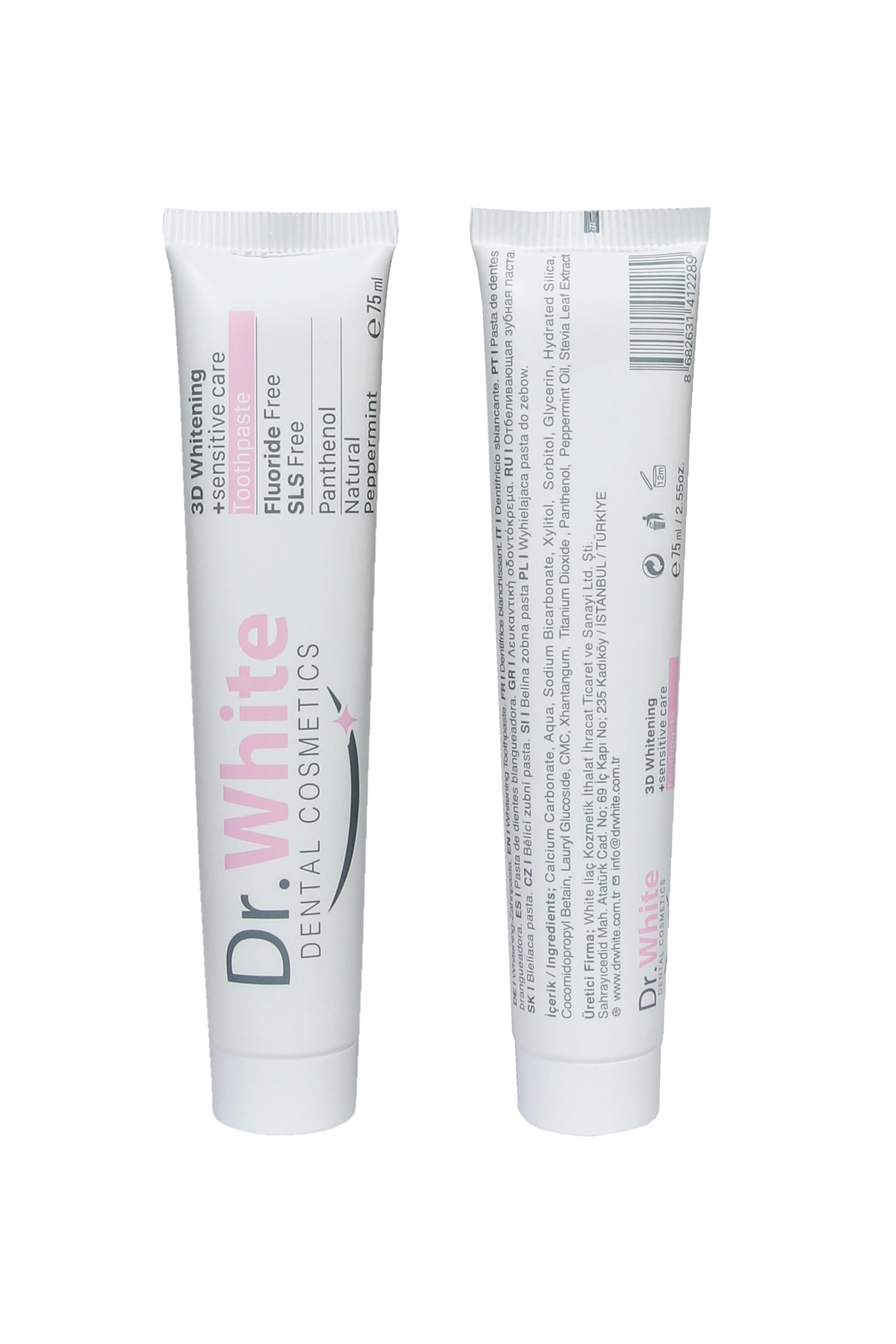 Dr.White 3D Whitening +Sensitive Care Diş Macunu 75ml