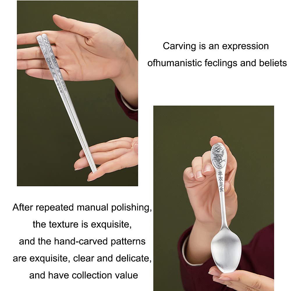 Bol de céréales en Argent Sterling, Bol à Soupe, Bol à Riz à Nouilles, Bol à Fruits de Dessert Salade, Convient en Cadeau, Ensemble de Trois pièces