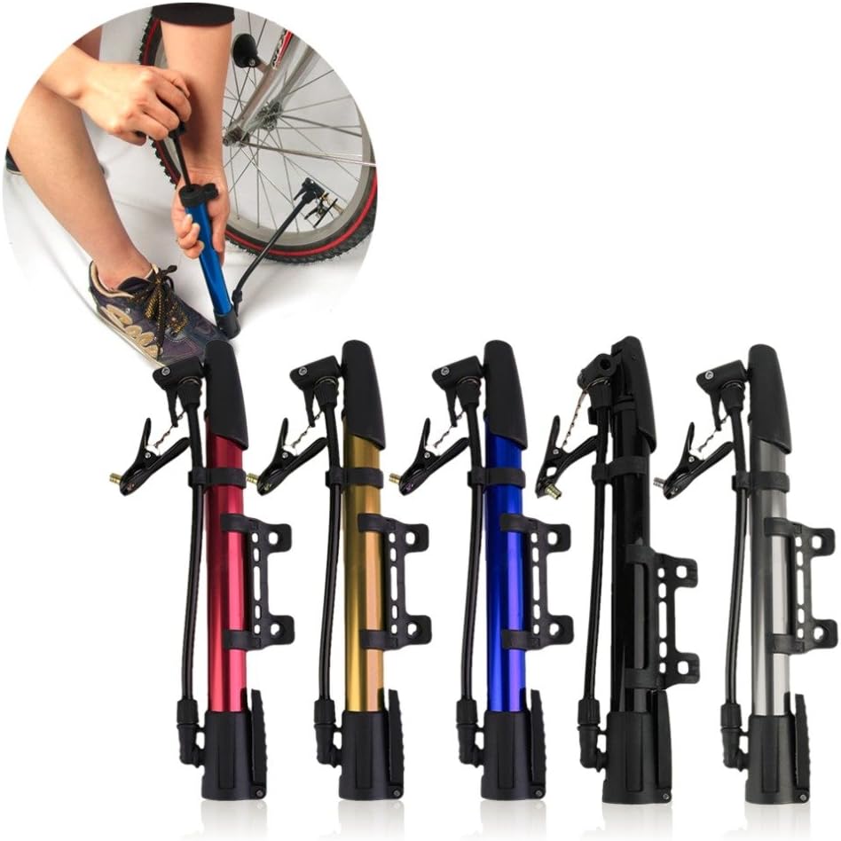 Generic 3 : 2017 New Inflator Bike Pump Aluminum Alloy MiniPortable Bicycle Tire Pump Ultralight Cycling Air Pump For Bike