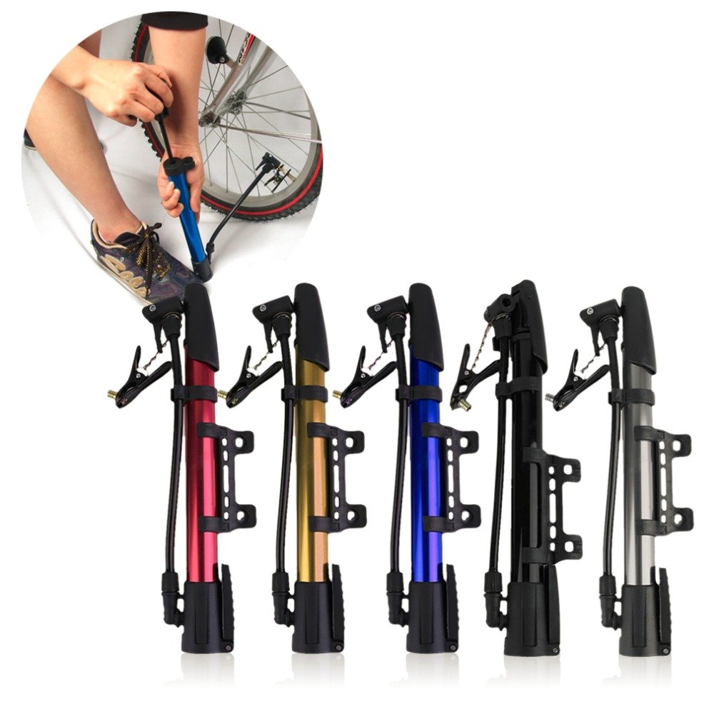 Generic 3 : 2017 New Inflator Bike Pump Aluminum Alloy MiniPortable Bicycle Tire Pump Ultralight Cycling Air Pump For Bike