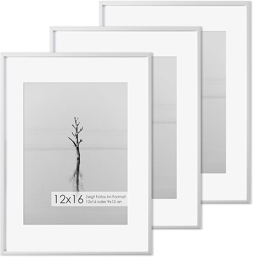 Fun Memories Marco de fotos de metal de 12 x 16 pulgadas, aluminio de 12 x 16 pu