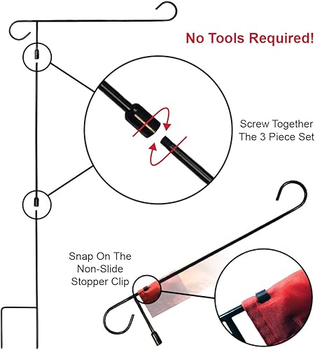 Miniatura 4 de College Flags & Banners Co. Central Florida Knights - Juego de bandera y soporte para bandera de jardín