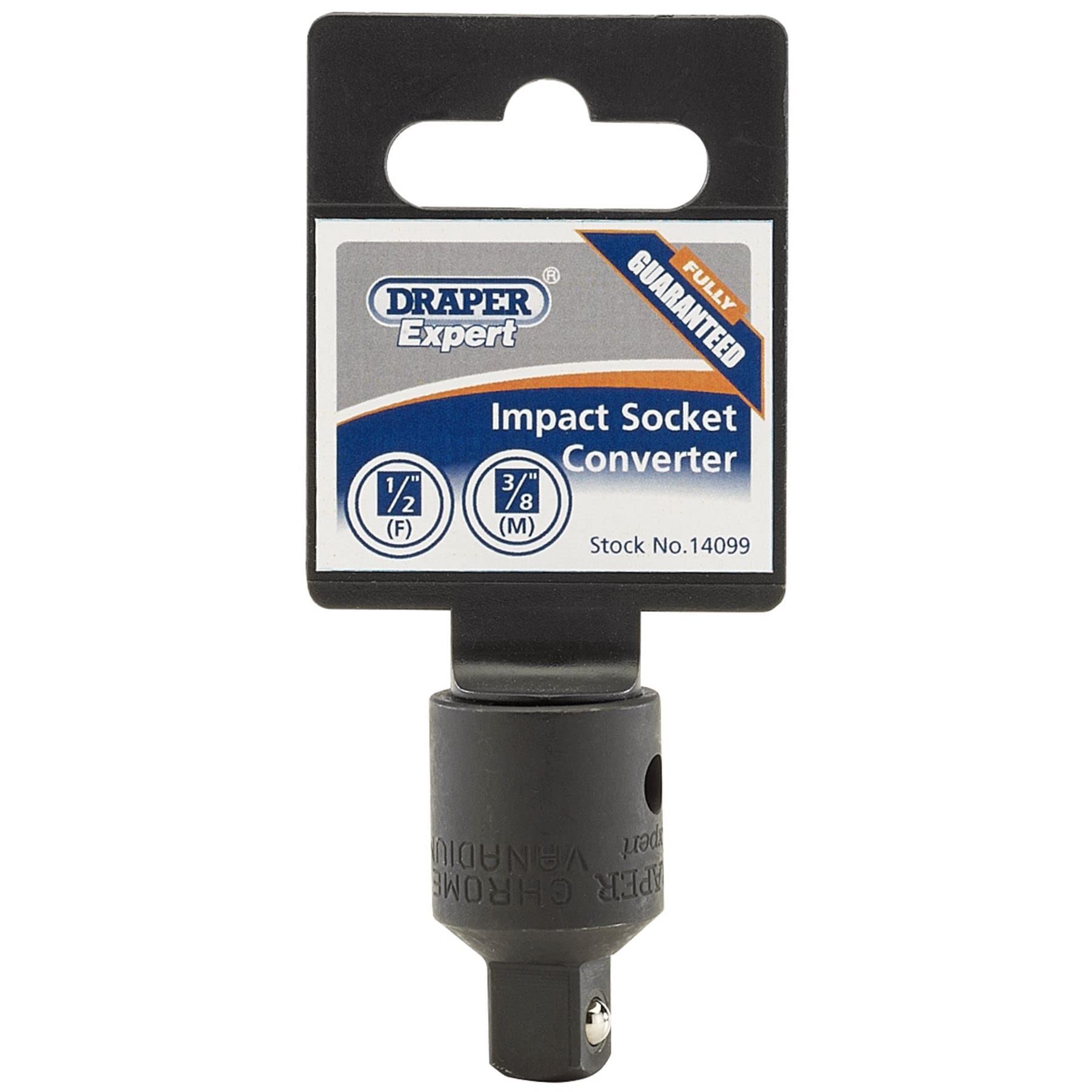 Draper 14099 Expert Impact Socket Converter, 1/2" x 3/8"