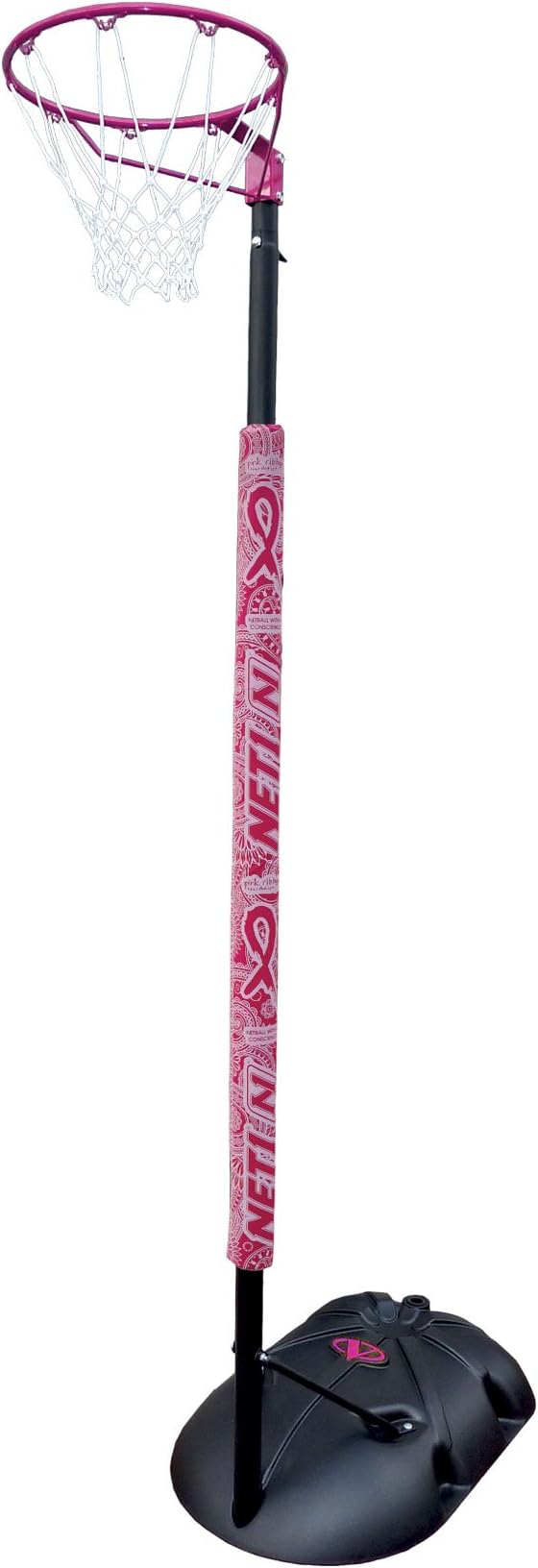 NET1 PINK RIBBON PORTABLE NETBALL SYSTEM