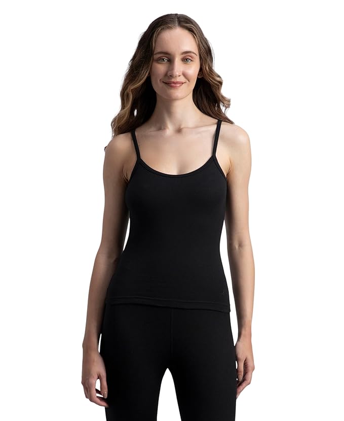 Buy Jockey Snug Fit Low-Neck Thermal Spaghetti Top for Women