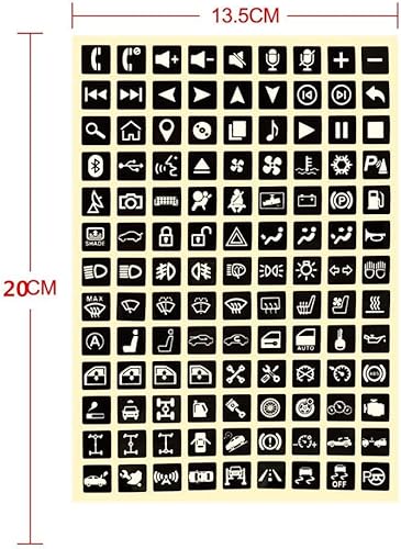 Miniatura 2 de 240 calcomanías luminosas para automóvil, panel de instrumentos, botón de decoración de camión, interruptor basculante, etiqueta de circuito para