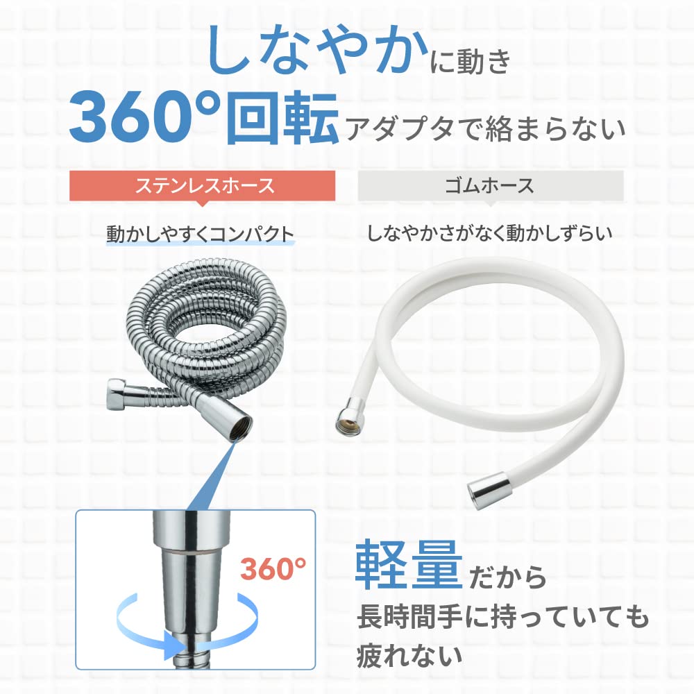日丸屋製作所 【国内耐圧試験クリア】 シャワーホース ステンレス 国内メーカー対…