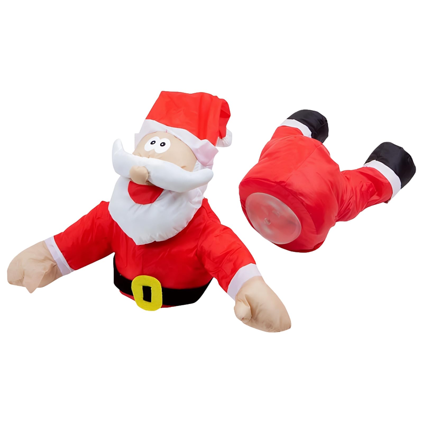 Décoration De Noël Avec Effet Vacillant, Père Noël Et Renne