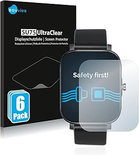 Savvies Screen Protector compatible with Dbasne TS29B1 Protection Film Clear 6-Pack