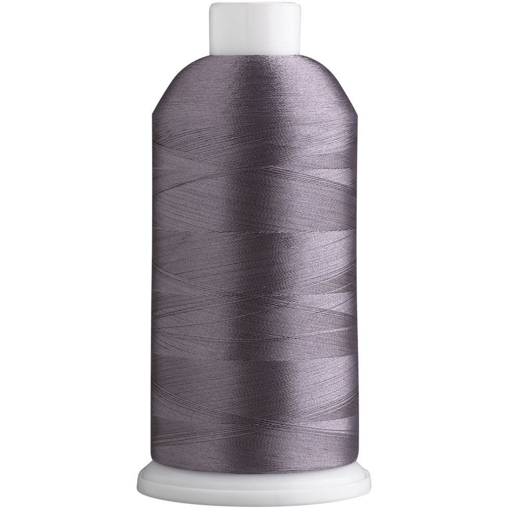 Superpunch SuperB Embroidery Thread, 5000 m Cone, Purple Taupe Gray 585