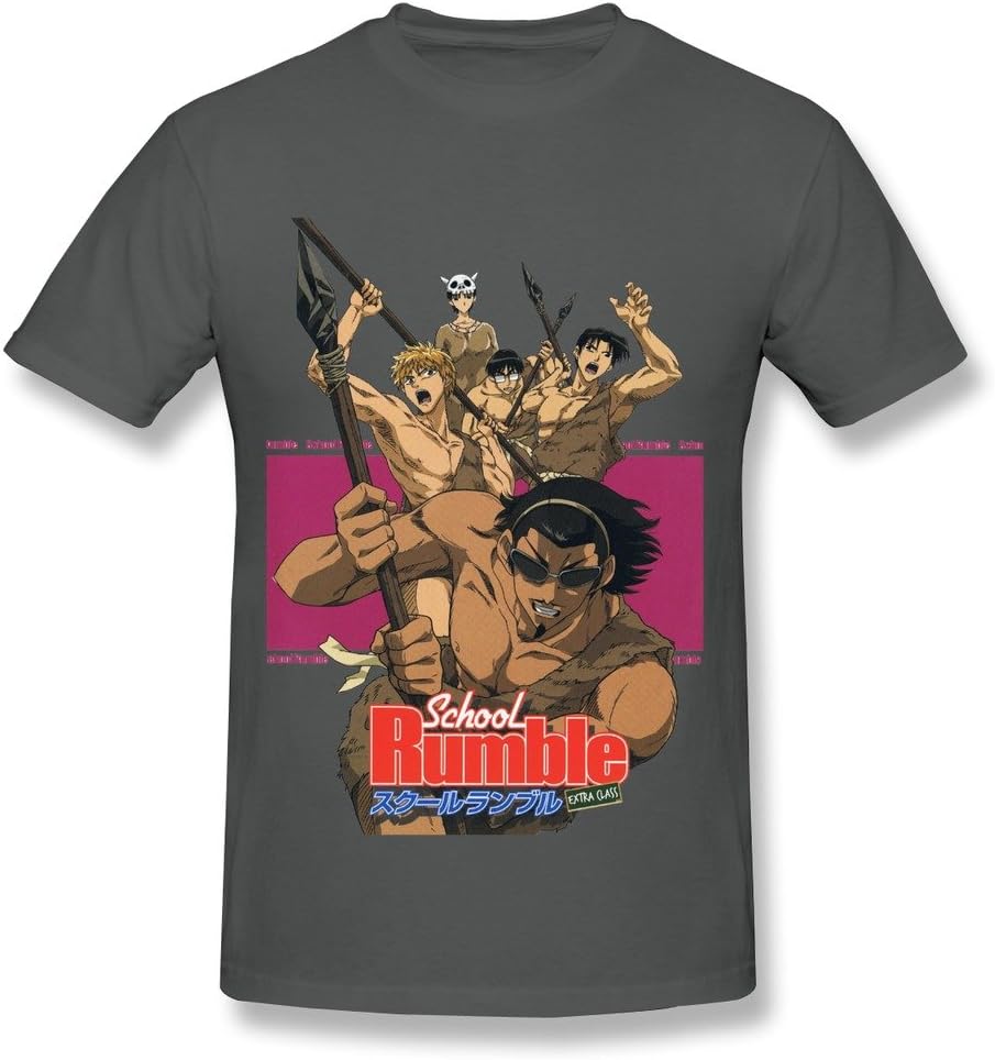 Kazzar Men's School Rumble Harima Kenji and Takano Akira T Shirt