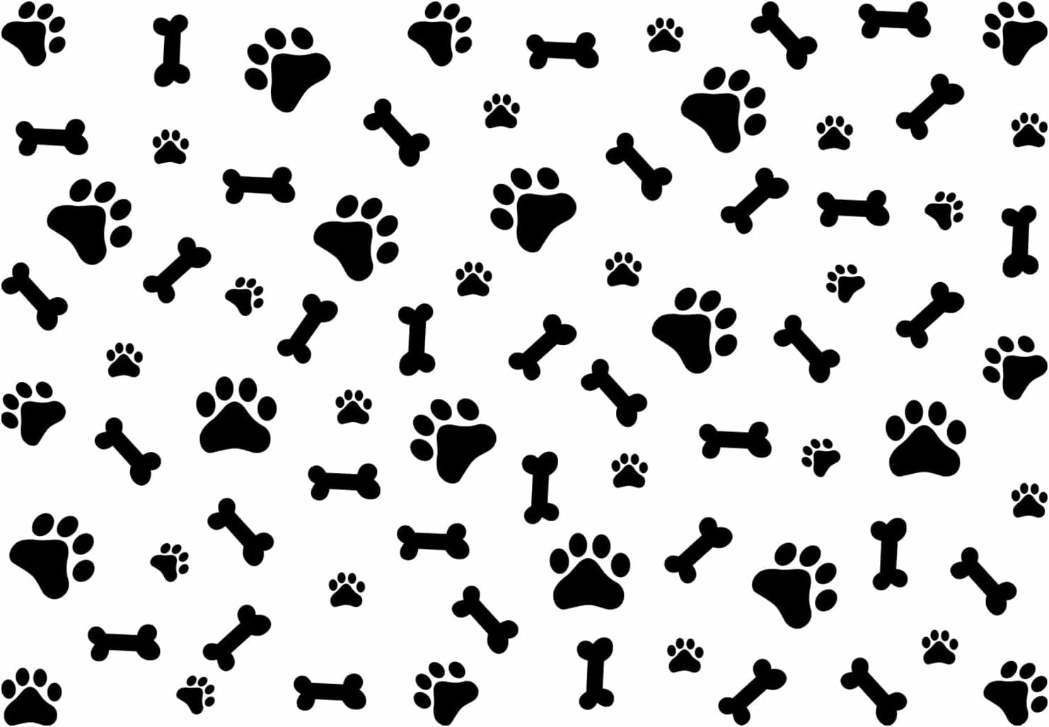 Funny Dog Cat Paw Print Wall Decals - FREE SHIPPING -11