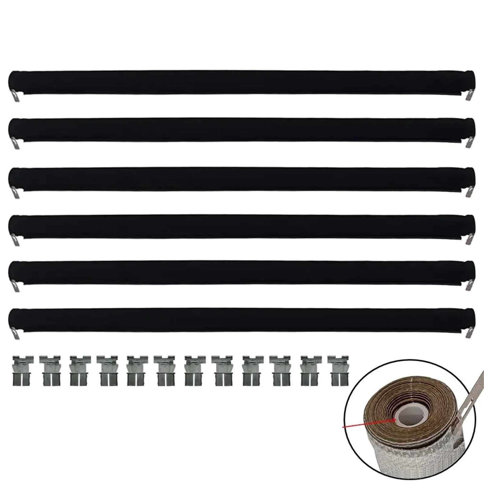 Lot de 6 Pare-soleils pour Toit ouvrant panoramique de Voiture, pour Q5, VW, Tiguan, Touran, Golf, Passat Variant, Sharan, Touran