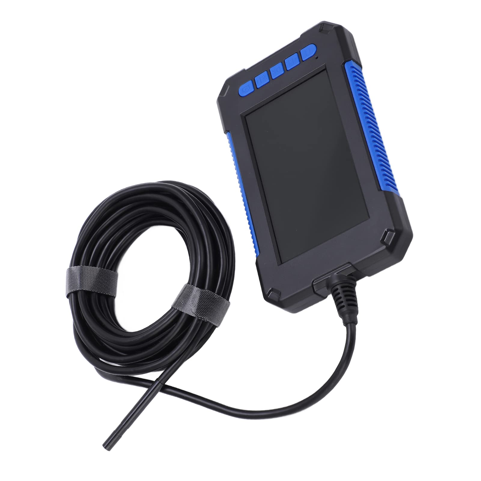 Telecamera di Ispezione Endoscopio HD P40 da 5,5 Mm con Schermo da 4,3 Pollici Impermeabile per Manutenzione Elettrica e di Drenaggio Blu (10m)