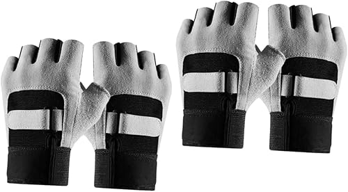 BESPORTBLE 2 Pairs Fitness Gloves Guantes para Gym Hombre Exercise Gym Accessories Athletics Wrist Gloves Hand Muffs for Men Guantes Gym Outdoor