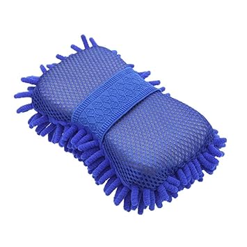 Amba Enterprises Rubber and Silicon Microfibre Wash and Dry Cleaning Sponge
