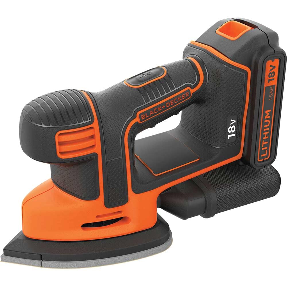 BLACK+DECKER 18V Cordless Mouse Detail Sander Battery not included, BDCDS18N-XJ