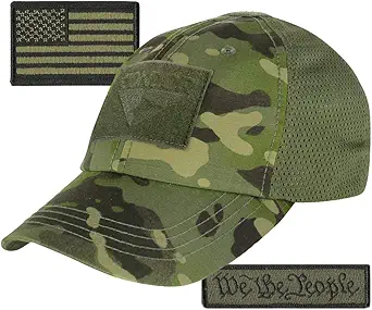 Condor Operator Cap Mesh-Back Bundle - AR-15 & We The People Patches
