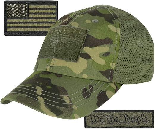 Condor Operator Cap Mesh-Back Bundle - AR-15 & We The People Patches