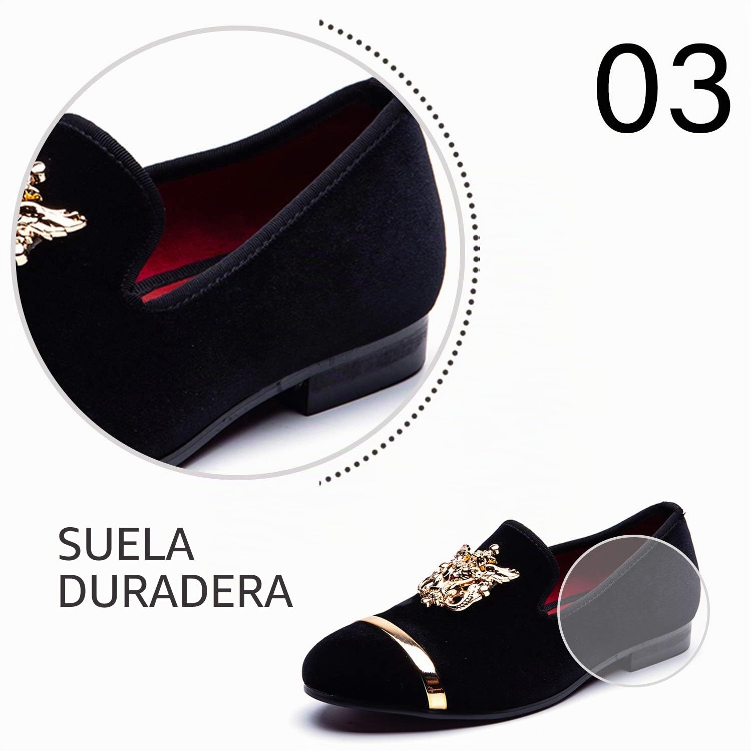 JITAI Mocasines Clásicos De Piel para Hombre De Zapatos Casuales De Boda Y Mocasines para Hombre