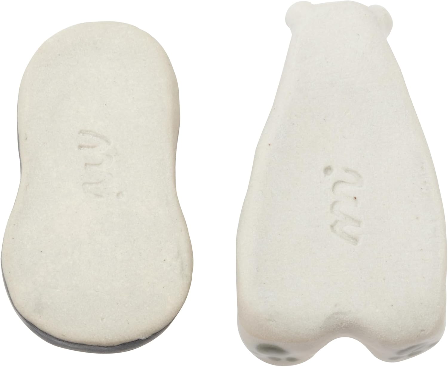 丸伊製陶 Chopsticks Rest, white & black