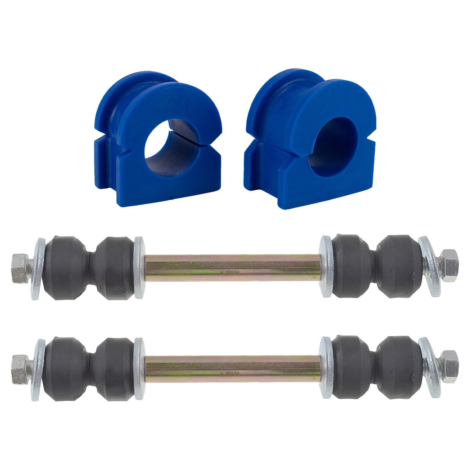 TRQ Front Suspension Kit Sway Bar Bushing Set Sway Bar Stabilizer Link Compatible with 2007-2018 Chevrolet Silverado 1500 GMC Sierra 1500