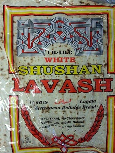 White Shushan Lavash Bread (pack of 3)