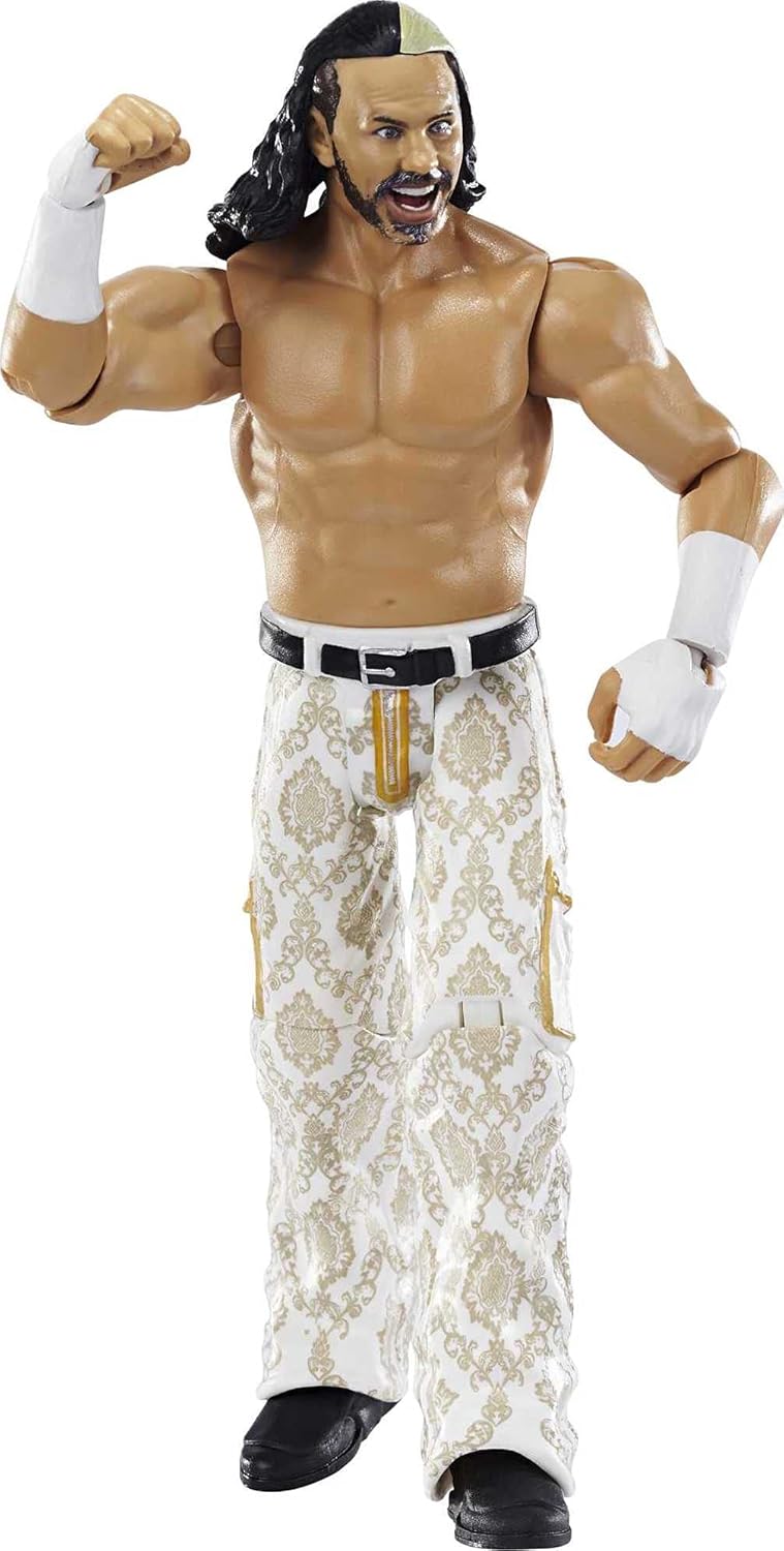 WWE MATTEL WrestleMania 6-inch Figures with Articulation, Detailed Facial Features & Ring Gear