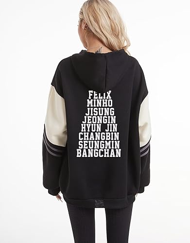 Miniatura 2 de JUNG KOOK Kpop Stray - Sudadera con capucha falsa de dos piezas para niños Woojin Felix Hyunjin