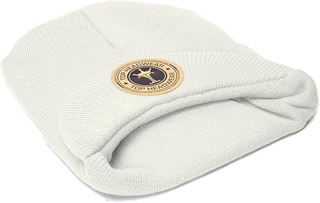 White visor beanie Clearance