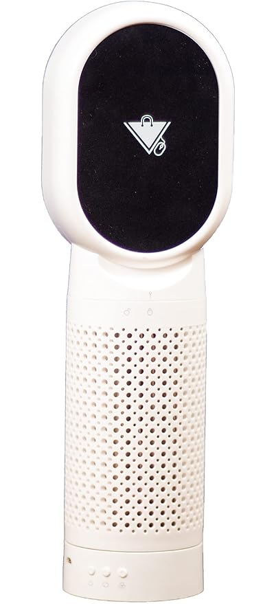 VICTORY TRADE Office and Clinic Desktop Air Purifier (Pre-Filter, HEPA Filter, Carbon Filter) CE, ROHS, FCC, WEEE Certified, White