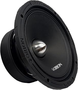 ORION XTR XTX854 High Efficiency 8 Mid-Range Bullet Loudspeakers, 1600W Max Power, 400W RMS, 4 Ohm, 2 Voice Coil - Pro Car Audio Stereo, Midrange Speakers (Pair)