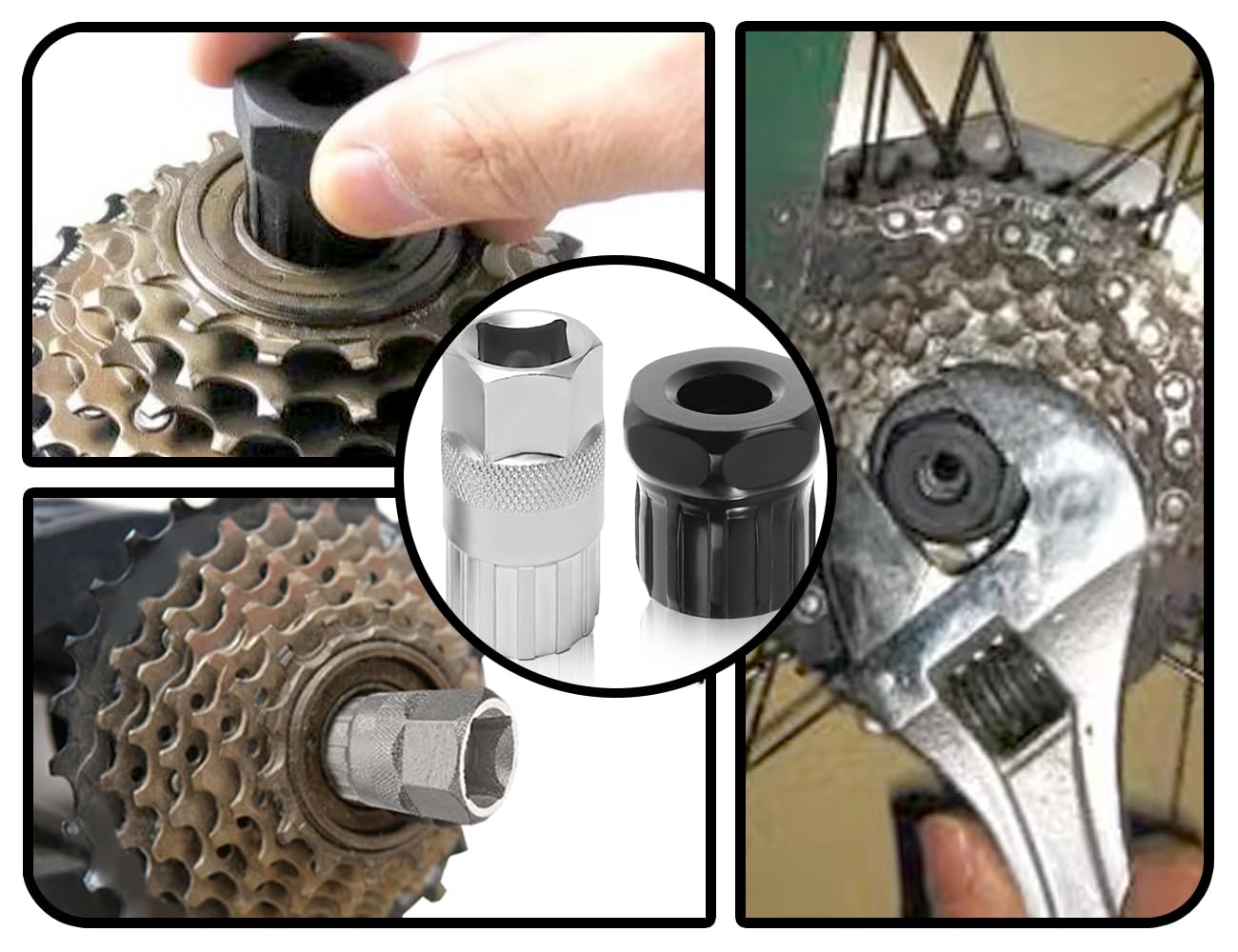 Estrattore Cassetta Bici - 2 Pezzi Per Rimozione Pignoni E Ruote Libere