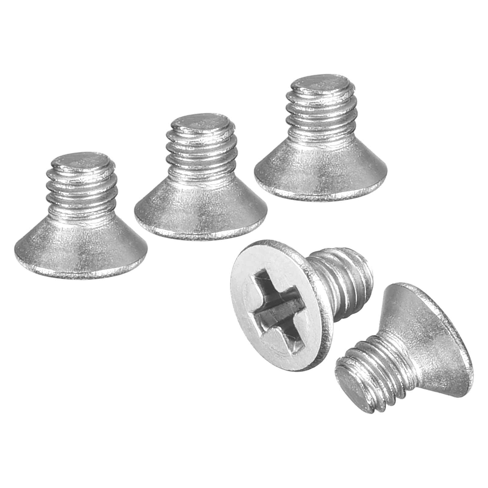 DTGN M3-0.5x3 Flat Head Machine Screws - 250PCS - Good for Electronics and Machinery - 304 Stainless Steel Phillips Countersunk Micro Metric Machine Screw Bolts- Silver — image 1