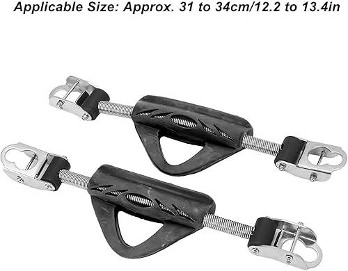 Miniatura 4 de 2 correas de resorte ajustables para aletas de talón abiertas, aletas de chorro y OMS, correas de talón de repuesto con hebilla de acero inoxidable,