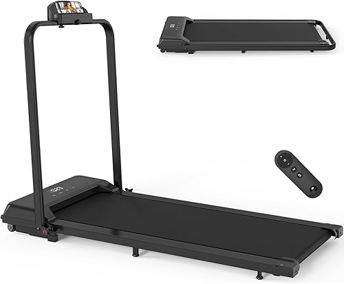 Miniatura 1 de Caminadora 2 en 1 para usar debajo del escritorio, para oficina en casa, caminadora, para caminar, correr, con pantalla LED, control remoto