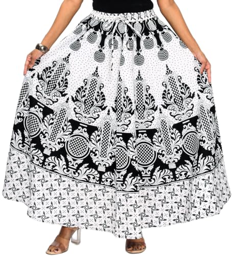 Image of Premium Cotton Skirt for Women with Pocket, Free Size