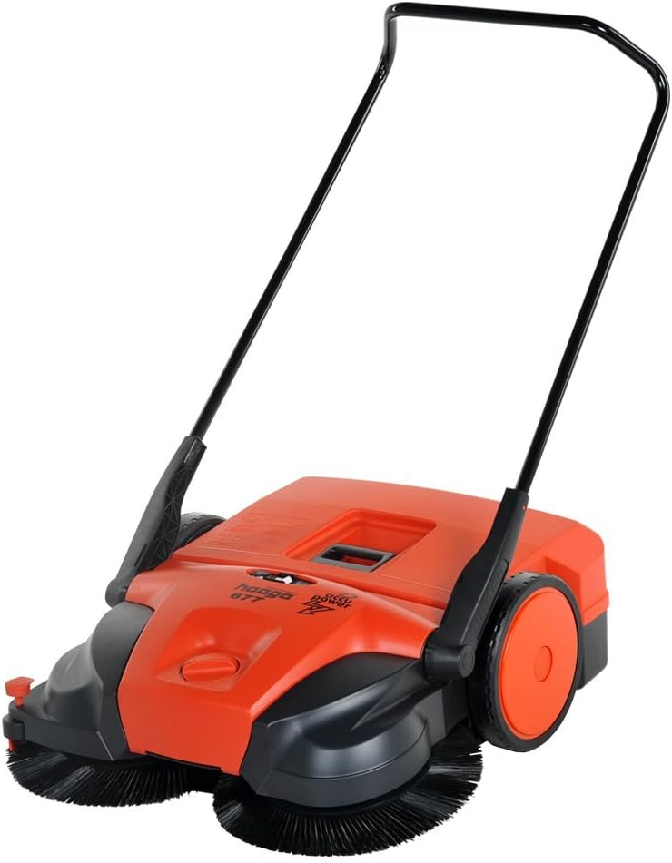 Haaga 677 Profi-line Battery Powered Triple Brush Sweeper, 31" Width
