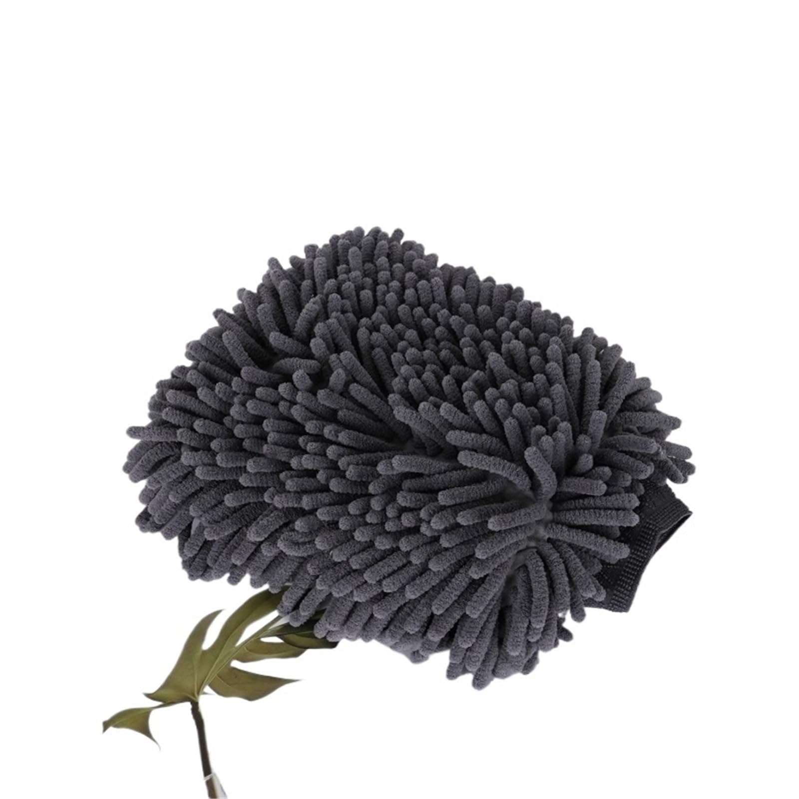 MDSRFGN Car Wash Mitt Car Wash Gloves Glove Plush Rags Thickened Double-sided Supplies Cleaning Tools(Color 4)