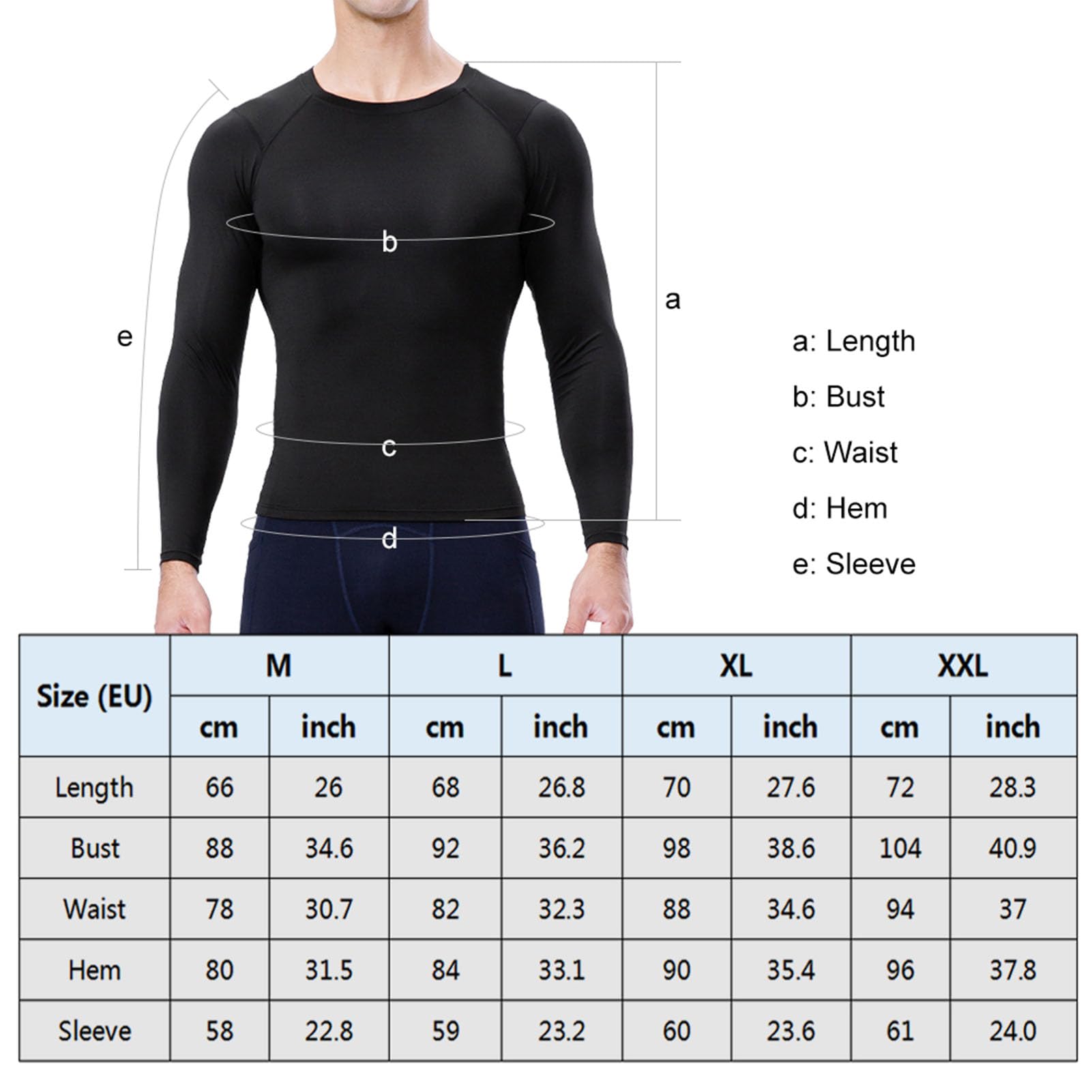 Camisas de Compresión para Hombre, Paquete de 3 Piezas, Entrenamiento de Secado Rápido para Gimnasio, Correr, Yoga con Camisetas de Manga Larga, Ajuste Ajustado (XXL)