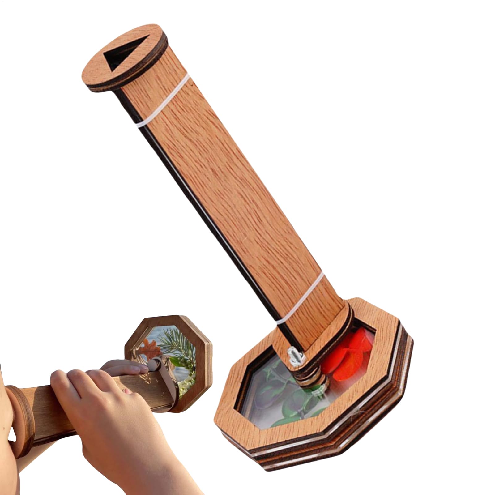 Kit Kaléidoscope En Bois à Monter Soi-même – Tube Rotatif, Créatif Et éducatif, Cadeau Parfait Pour éveiller La Curiosité Des Enfants
