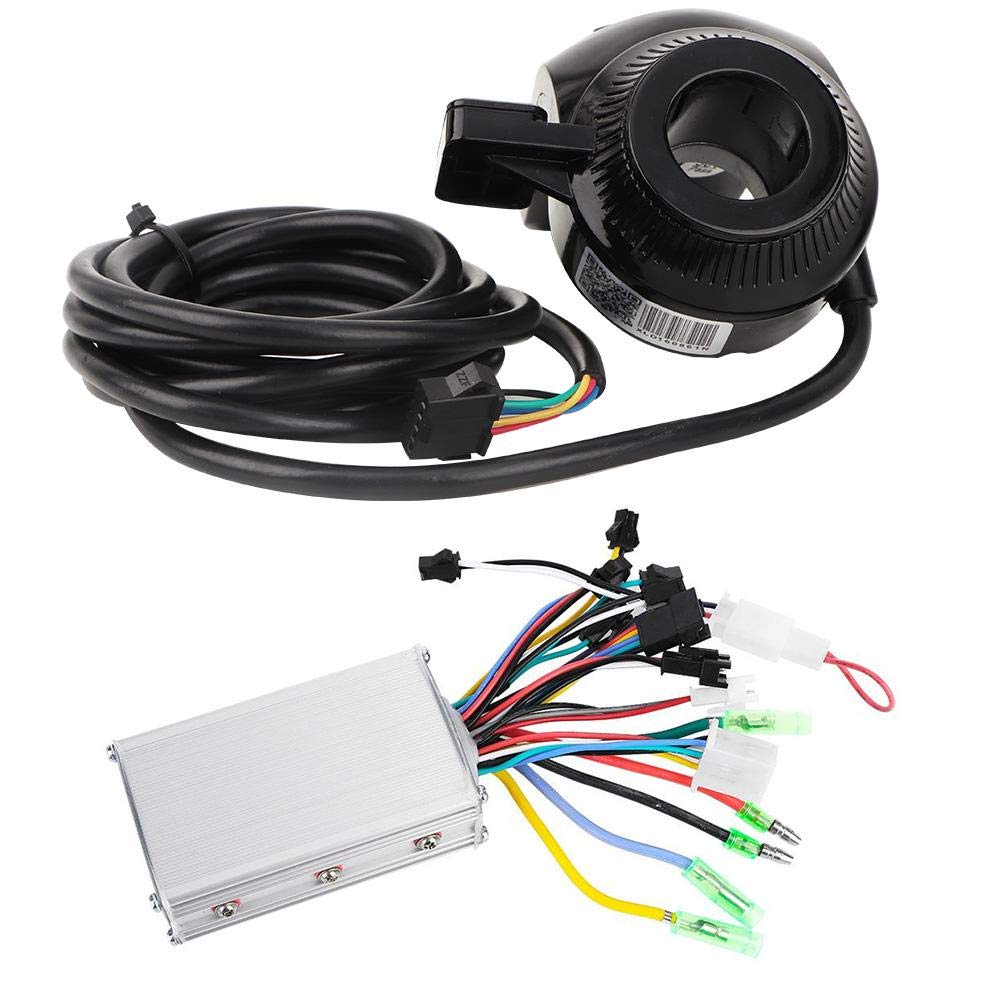 BuyWeek Bezszczotkowy zestaw kontrolera silnika, 36 V, 350 W, wodoszczelne tworzywo sztuczne, metal, z wyświetlaczem LCD do silnika elektrycznego