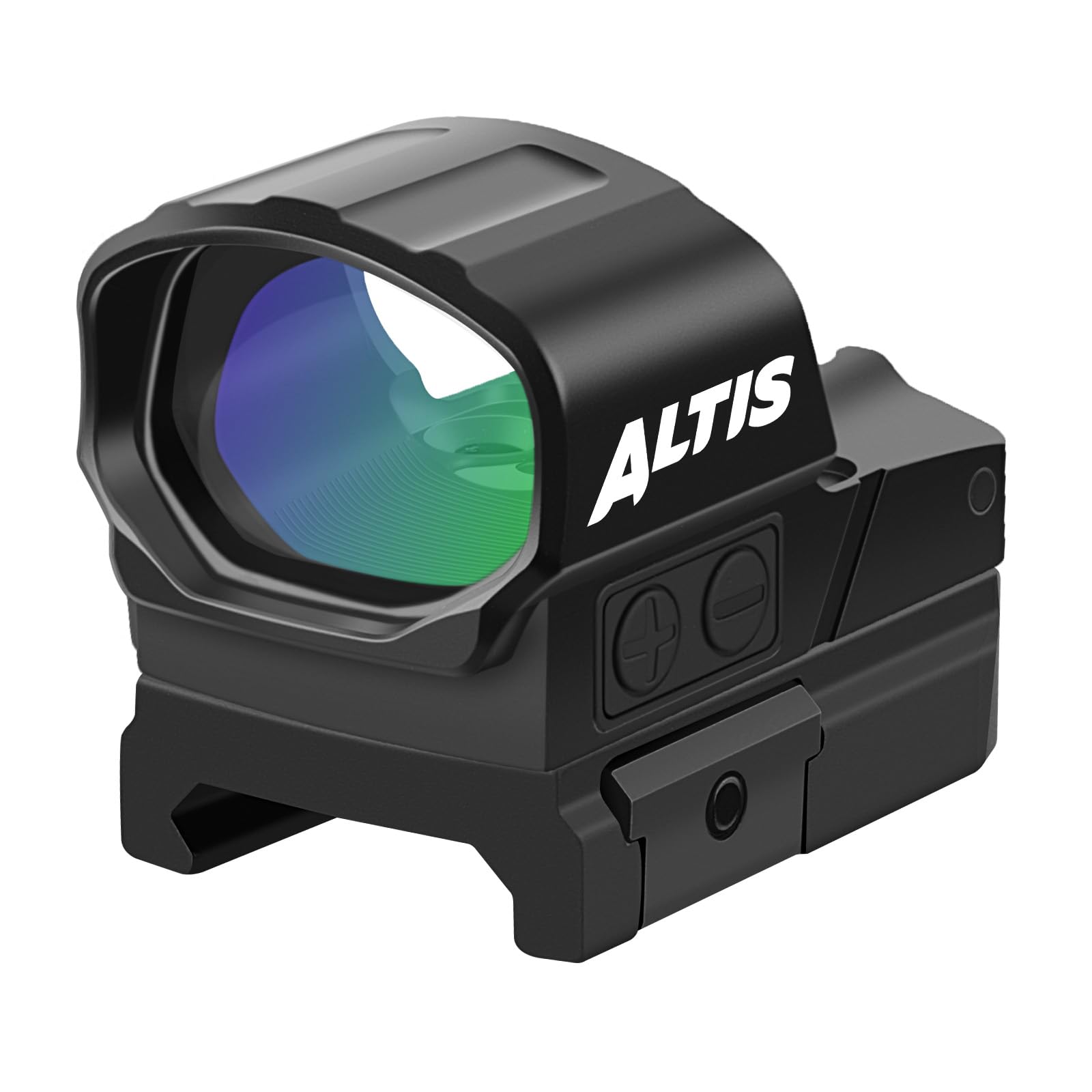 ALTIS CAS-G1 Multi-Reticle Green Dot Sight Pistol Sight, Motion Awake 3 MOA Open Reflex Sight, Red Dot Sight with 20mm Picatinny, Pistol Sight Suitable for Daily Self-Protection and Defense