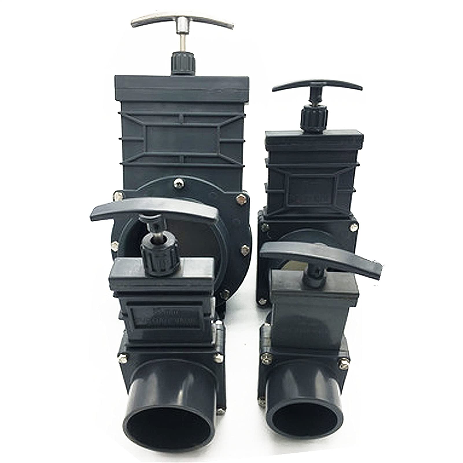 Raccords de tuyauterie Vanne de porte DN32 / DN40 / DN50 / DN65 / DN80 / DN100 Vanne de vidange d'eaux usées d'eau plastique raccord gaz (Specification : DN80)