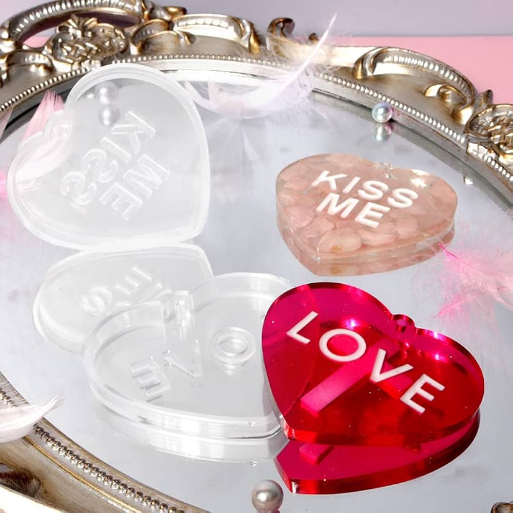 Amazon.co.jp: HyzaPhix シリコンモールド キーホルダー ハート