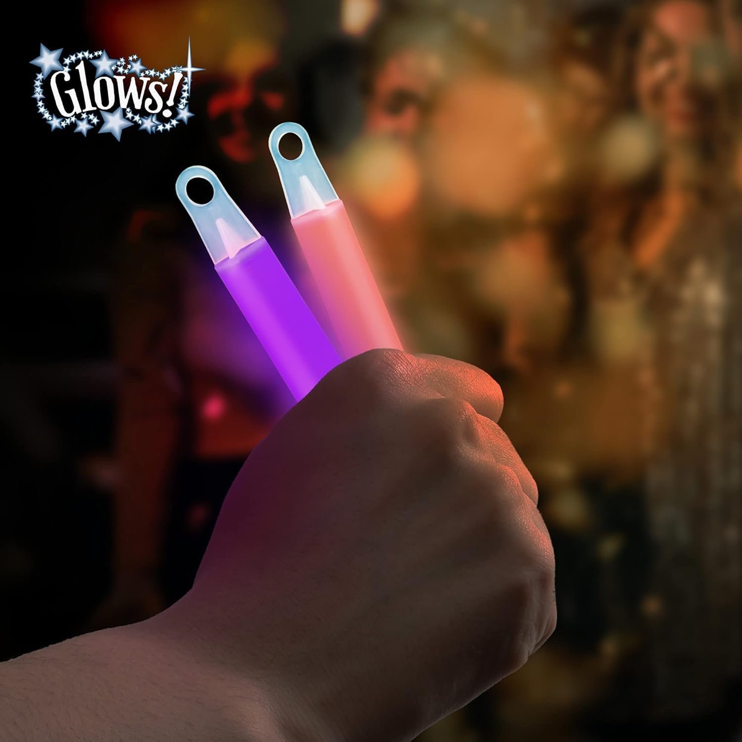 Glow Fever Glow Sticks Bulk - 200 Unidades Brillan en la Oscuridad con Cordones, para Suministros de Fiesta, Recuerdos de Fiesta, cumpleaños, Halloween, súper Brillantes, Dura