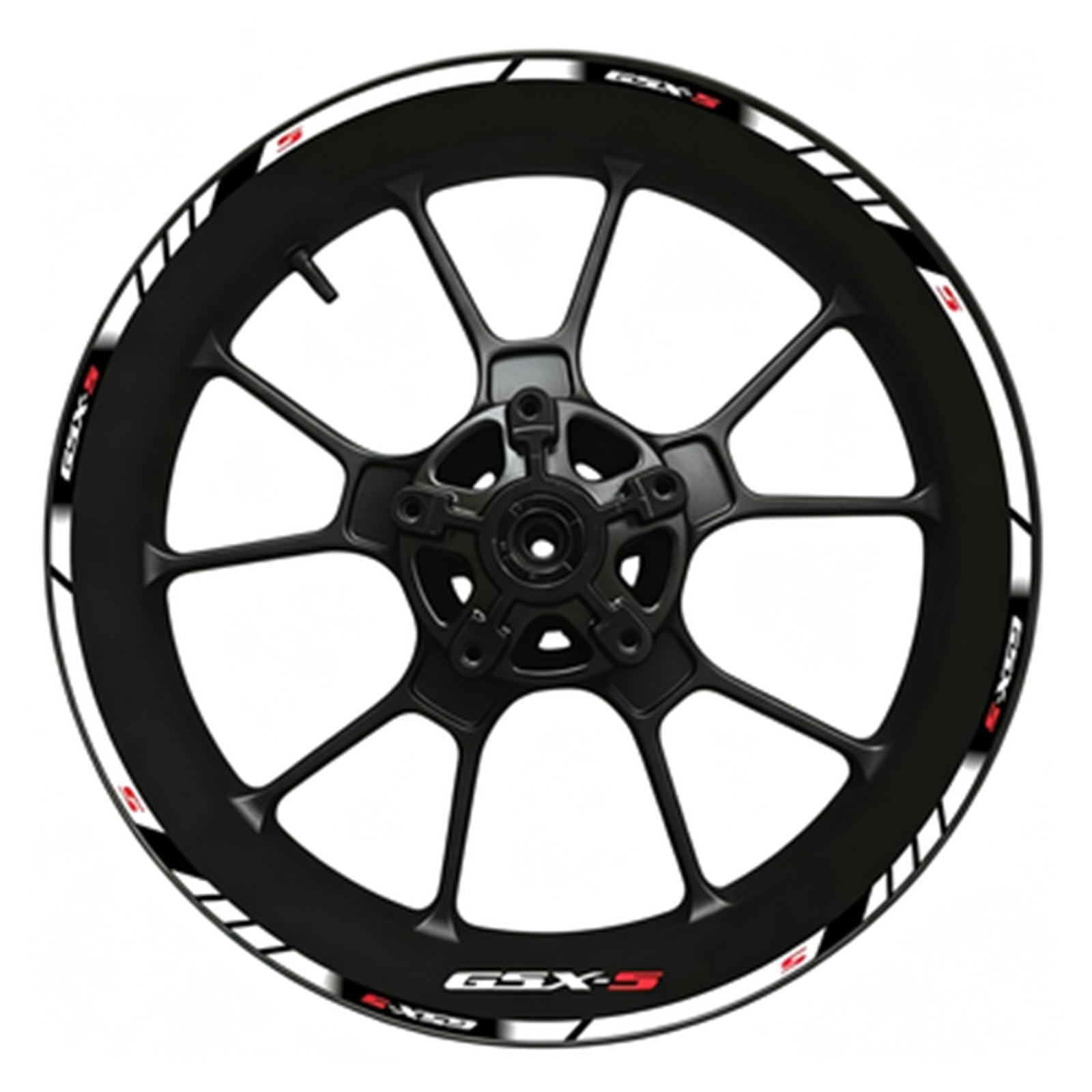 Full Set for Motorcycle Gsxs Wheel Sticker Stripe Rim for Suzuki Gsx-s Gsx-s750 Gsxs1000 750 1000 600 2022(Color17)