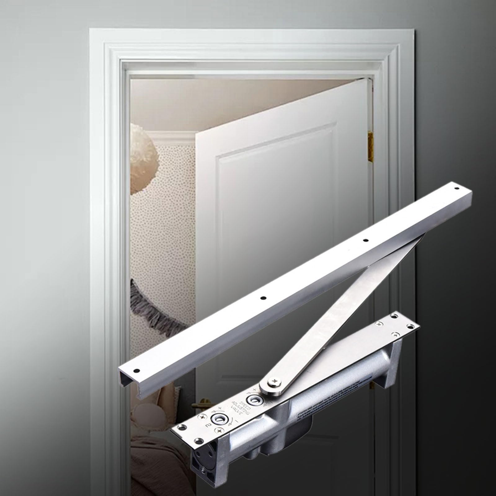 Sistemas de seguridad hidráulicos invisibles de cierre automático multiusos para puertas ajustables