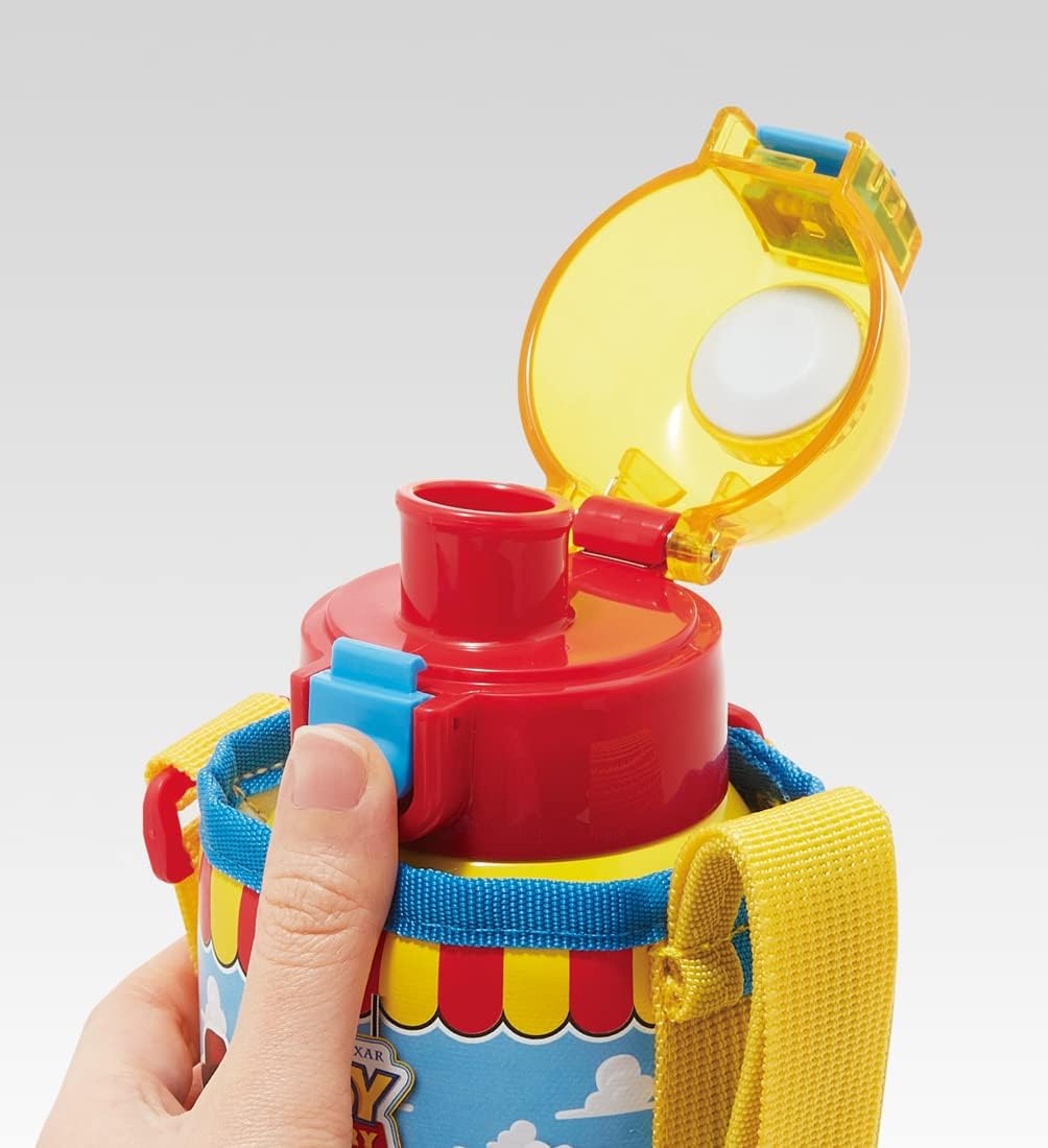 Skater KSTCH6-A Disney Toy Story Water Bottle, 20.3 fl oz (600 ml), Cover Included